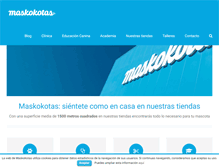Tablet Screenshot of maskokotas.com